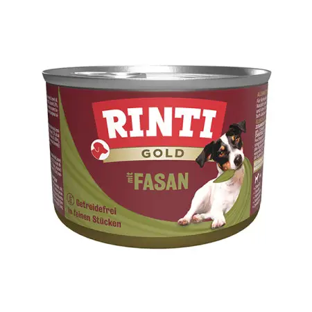 Rinti Gold mit Fasan РІНТІ ГОЛД ФАЗАН беззерновий повнораціонний натуральний вологий корм для собак 185 г