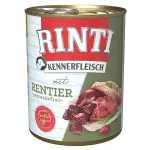 Rinti Kennerfleisch mit Rentier РІНТІ КЕННЕРФЛЯЙШ ОЛЕНИНА беззерновий повнораціонний натуральний вологий корм для собак 800 г