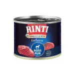 Rinti Singlefleisch Exclusive Ross Pur РІНТІ КОНИНА МОНОПРОТЕЇН беззерновий повнораціонний натуральний вологий корм для собак 185 г