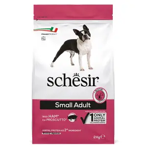 Schesir Dog Small Adult Ham ШЕЗІР ДОРОСЛИЙ МАЛИХ ШИНКА сухий монопротеїновий суперпреміум корм для собак малих порід 2 кг