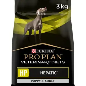 Сухий лікувальний  корм Purina Pro Plan HP Hepatic для собак при хронічній печінковій недостатності 3 кг