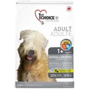 Сухий корм 1st Choice Adult Hypoallergenic Potatoes & Duck  з качкою та бататом 11 кг