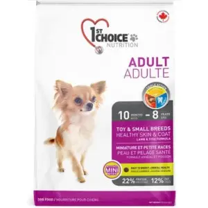 Сухий корм 1st Choice Adult Toy&Small Lamb&Fish для дорослих собак для міні та малих порід з ягням та рибою 350 г