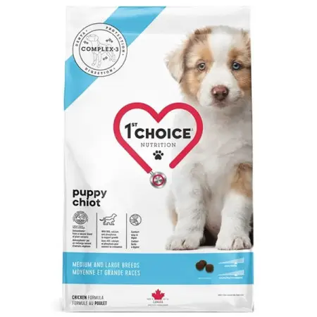 Сухий корм 1st Choice Puppy Medium and Large для цуценят середніх та великих порід, 2 кг