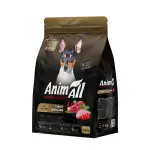 Сухий корм AnimAll для дорослих собак малих порід, зі свіжою індичкою та ягням, 2.5 кг