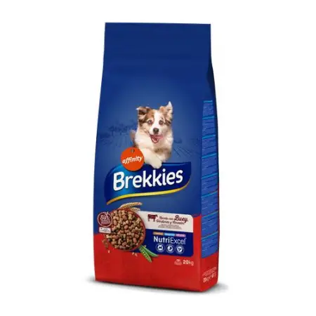 Сухий корм Brekkies Dog Beef для собак усіх порід з яловичиною 20 кг
