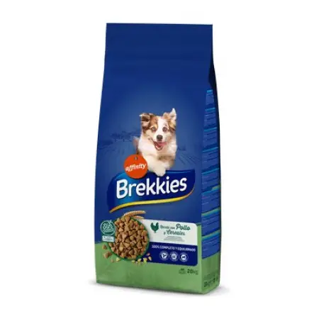 Сухий корм Brekkies Dog Chicken для собак усіх порід з куркою 20 кг