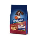 Сухий корм Brekkies Dog Delice Meat для собак усіх порід з яловичиною 7,25 кг