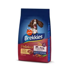 Сухий корм Brekkies Dog Delice Meat для собак усіх порід з яловичиною 7,25 кг