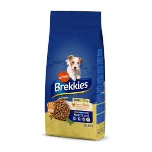 Сухий корм Brekkies Dog Mini для дорослих собак маленьких порід з куркою 20 кг