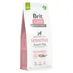 Сухой корм Brit Care Dog Sustainable Sensitive для собак с чувствительным пищеварением, с рыбой и насекомыми, 12 кг