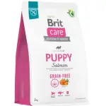 Сухой корм Brit Care Dog Grain-free Puppy для щенков, беззерновой с лососем, 3 кг