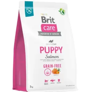 Сухой корм Brit Care Dog Grain-free Puppy для щенков, беззерновой с лососем, 3 кг