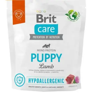 Сухой корм Brit Care Dog Hypoallergenic Puppy для щенков, гипоаллергенный с ягненком, 1 кг