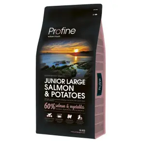 Сухий корм Profine Junior Large Breed для цуценят та молодих собак великих порід вагою від 25 кг з лососем та картоплею 15 кг