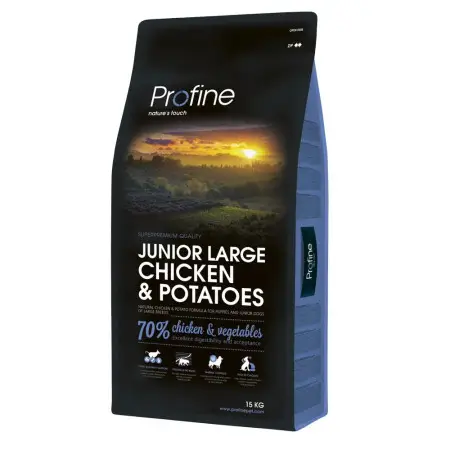 Сухий корм Profine Junior Large Chicken and Potatoes для цуценят і юніорів великих порід курка і картопля 12 кг