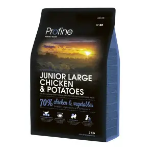 Сухий корм для цуценят і молодих собак великих порід Profine Junior Large Chicken з куркою і картоплею 3 кг