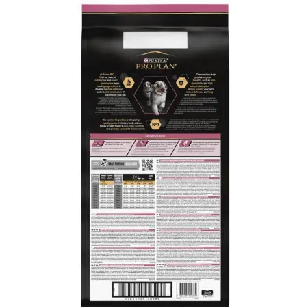 Сухий корм для цуценят схильних до алергії Purina Pro Plan Puppy Medium Sensitive Skin, з лососем, 12 кг