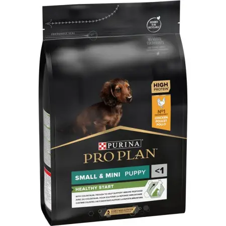 Сухой корм для щенков и молодых собак мелких пород Purina Pro Plan Puppy Small & Mini, с курицей, 3 кг