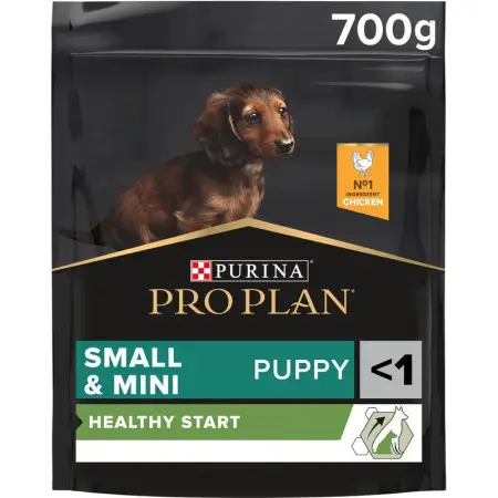 Сухой корм для щенков и молодых собак мелких пород Purina Pro Plan Puppy Small & Mini, с курицей, 700 г