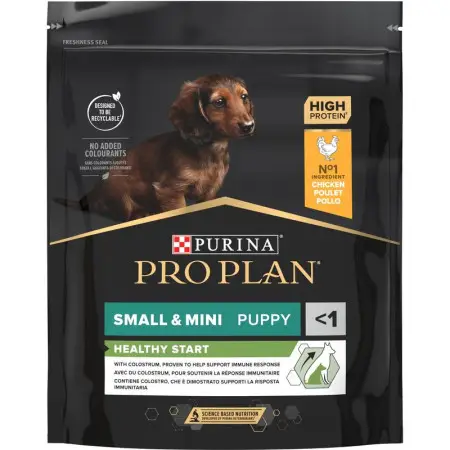 Сухой корм для щенков и молодых собак мелких пород Purina Pro Plan Puppy Small & Mini, с курицей, 700 г