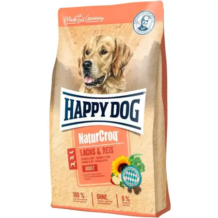 Сухий корм для дорослих собак Happy Dog NaturCroq Lachs&Reis, з лососем та рисом, 11кг