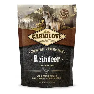 Сухий корм Carnilove Raindeer для дорослих собак всіх порід, оленина та кабан, 1,5 кг