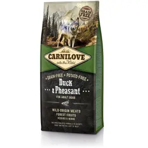 Сухий корм Carnilove Duck & Pheasant для дорослих собак всіх порід, качка та фазан, 12 кг