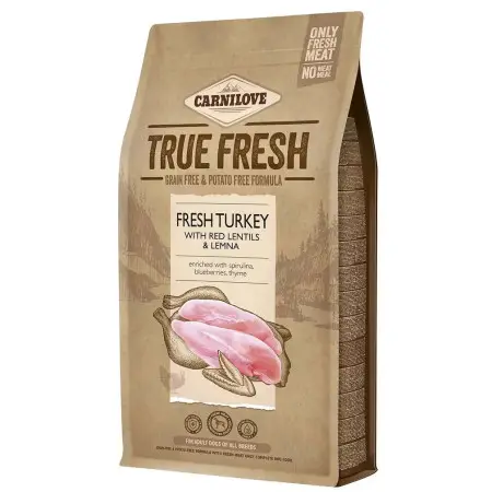 Сухой корм Carnilove True Fresh для взрослых собак всех пород, с индейкой, 1,4 кг