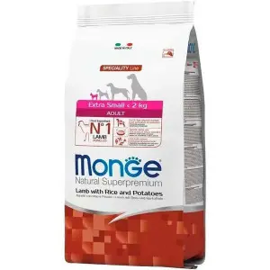 Сухий корм для собак Monge Dog Extra Small Adult ягня та картопля, 800 г