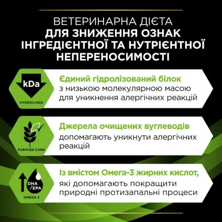 Сухий лікувальний корм для собак при харчовій алергії Purina Pro Plan Veterinary HA Hypoallergenic 1.3 кг