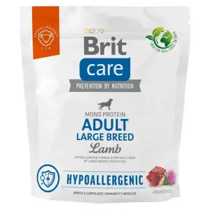 Сухой корм Brit Care Dog Hypoallergenic Adult Large Breed для собак больших пород, гипоаллергенный с ягненком, 1 кг