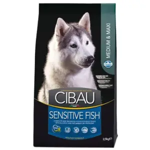 Сухий корм Фарміна Farmina Cibau Sensitive Adult Medium & Maxi для собак середніх та великих порід із чутливим травленням з рибою 12 кг