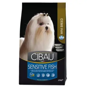 Сухий корм Фарміна Farmina Cibau Sensitive Adult Mini для собак малих порід із чутливим травленням з рибою 2,5 кг