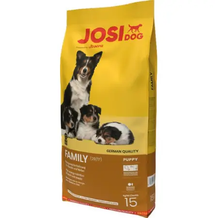 Сухий корм Josera JosiDog Family для годуючих, вагітних собак або щенят до 8-го тижня, 15 кг