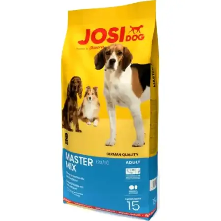 Сухий корм Josera JosiDog Master Mix для дорослих собак всіх порід, 15 кг