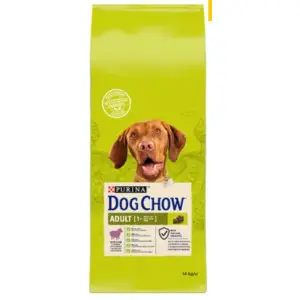 Сухий корм Purina Dog Chow Adult для дорослих собак зі смаком ягняти 14 кг