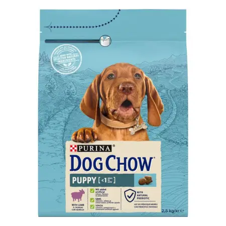 Сухий корм Purina Dog Chow Puppy для цуценят зі смаком ягняти 2,5 кг