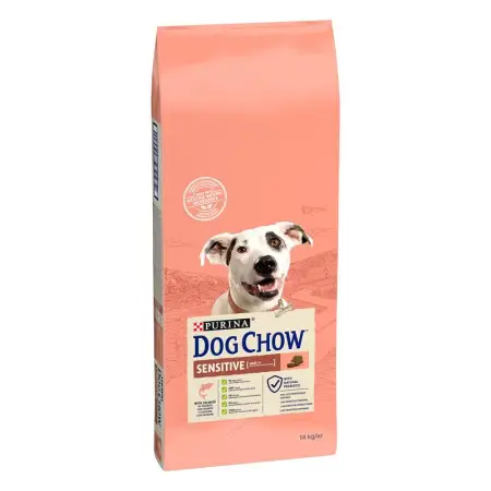 Сухой корм Purina Dog Chow Sensitive для собак с чувствительным пищеварением с лососем 14 кг