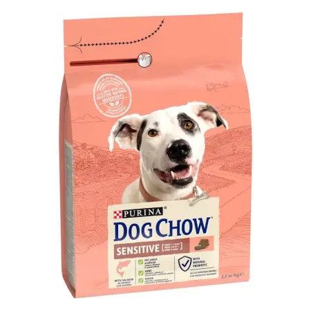 Сухой корм Purina Dog Chow Sensitive для собак с чувствительным пищеварением с лососем 2,5 кг