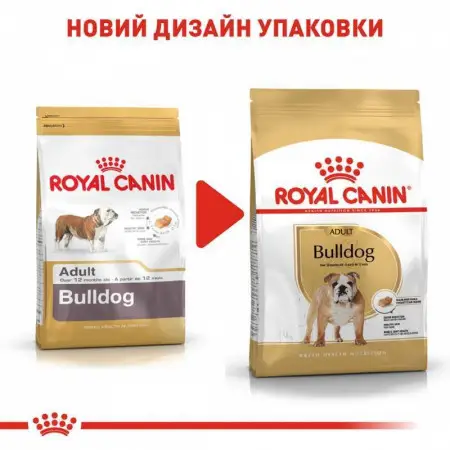 Сухий корм Royal Canin Bulldog Adult для дорослих собак породи Бульдог, 12 кг
