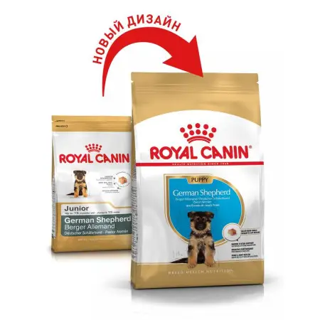 Сухий корм Royal Canin German Shepherd Puppy для цуценят Німецької вівчарки, з м'ясом птиці і рисом, 3 кг