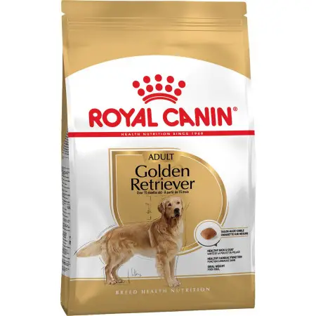 Сухий корм Royal Canin Golden Retriever Adult для дорослих собак, з м'ясом птиці і кукурудзою, 12 кг
