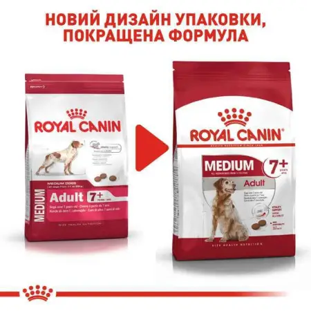 Сухий корм Royal Canin Medium Adult 7+ для літніх собак, 4 кг