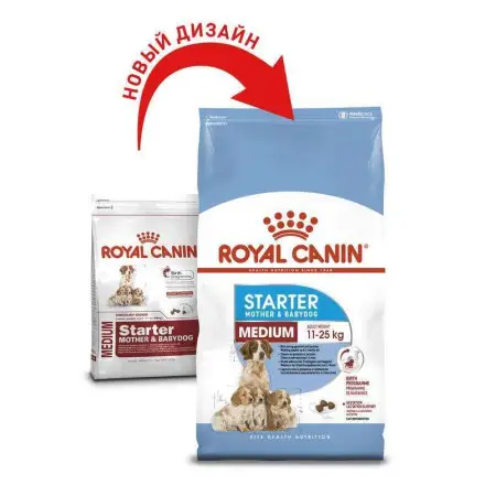 Сухий корм Royal Canin Medium Starter для самок та цуценят до 2 місяців, 1 кг