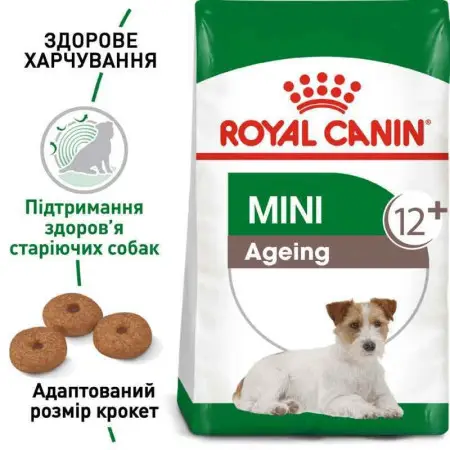 Сухий корм Royal Canin Mini Ageing 12+ для собак старше 12 років, 800 г