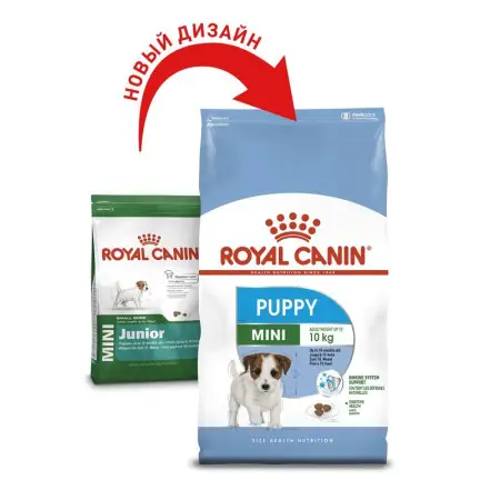 Сухий корм Royal Canin Mini Puppy для цуценят дрібних порід, з м'ясом птиці і рисом, 2 кг
