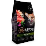 Сухий корм Savory All Breed для стерилізованих собак усіх порід, зі свіжою індичкою, 1 кг