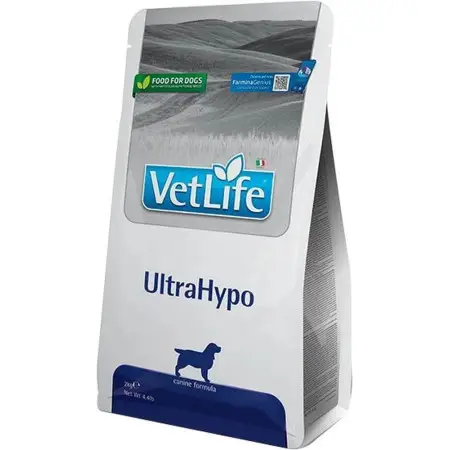 Сухий лікувальний корм для собак Farmina Vet Life ULTRAHYPO дієтичне харчування, для зменшення непереносимості інгредієнтів та поживних речовин 2 кг