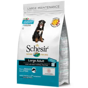 Сухой монопротеиновый корм Schesir Dog Large Adult Fish для взрослых собак больших пород с рыбой 3 кг